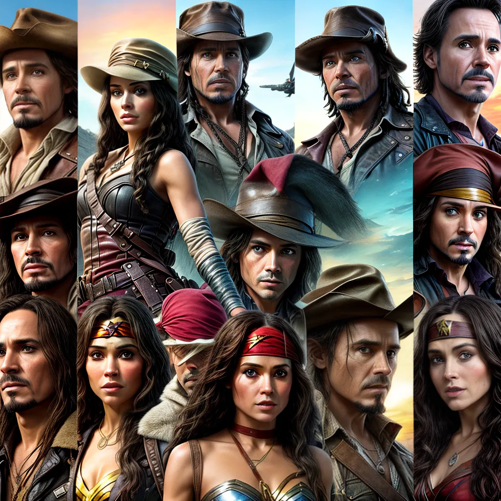personagens aventura filmes por do sol