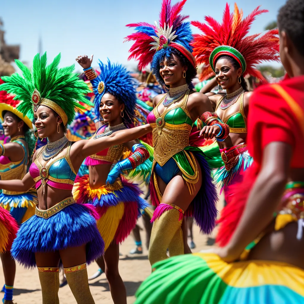 Carnaval grupo fantasia dança festa