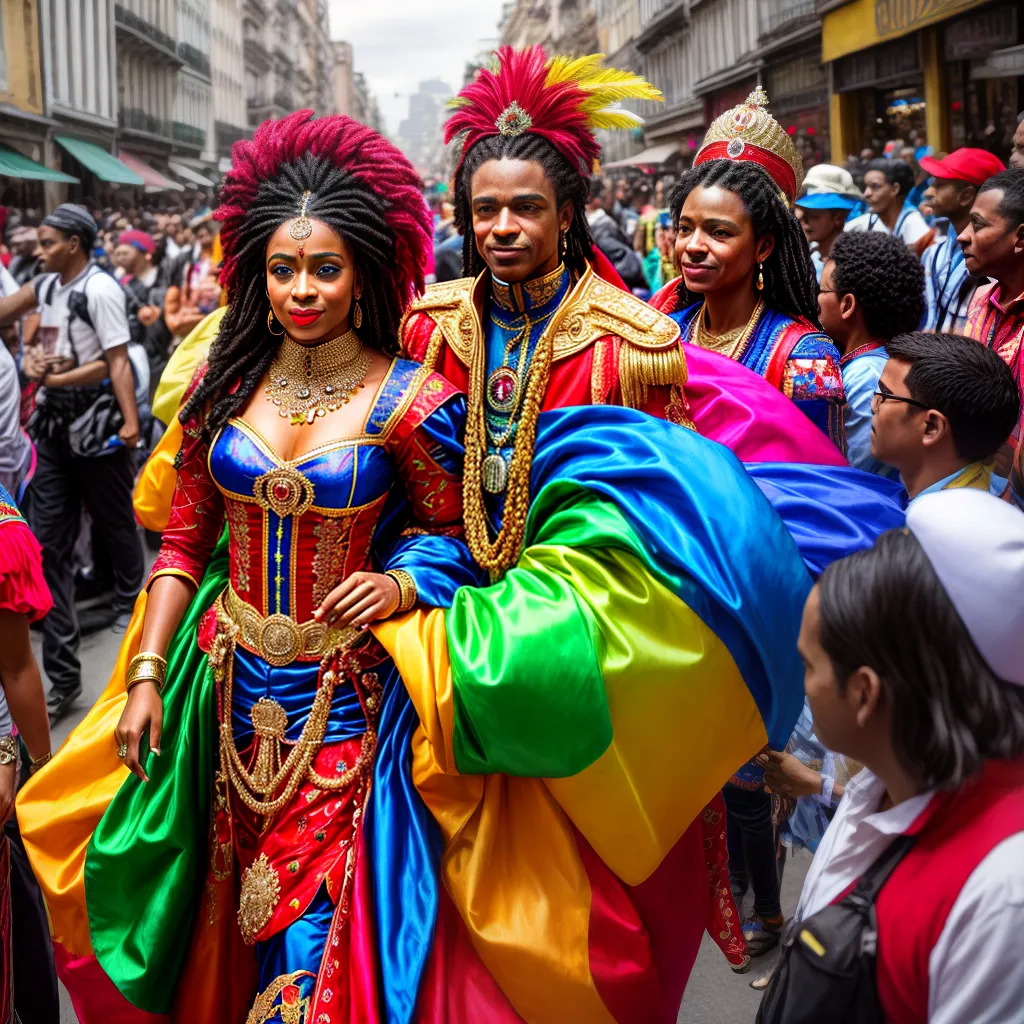 Carnaval rua multidão trajes polemicos