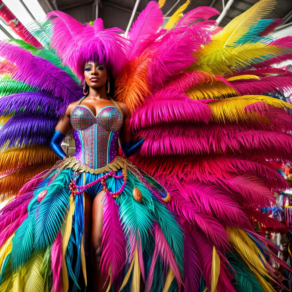 Fantasia carnaval acessórios armazenamento