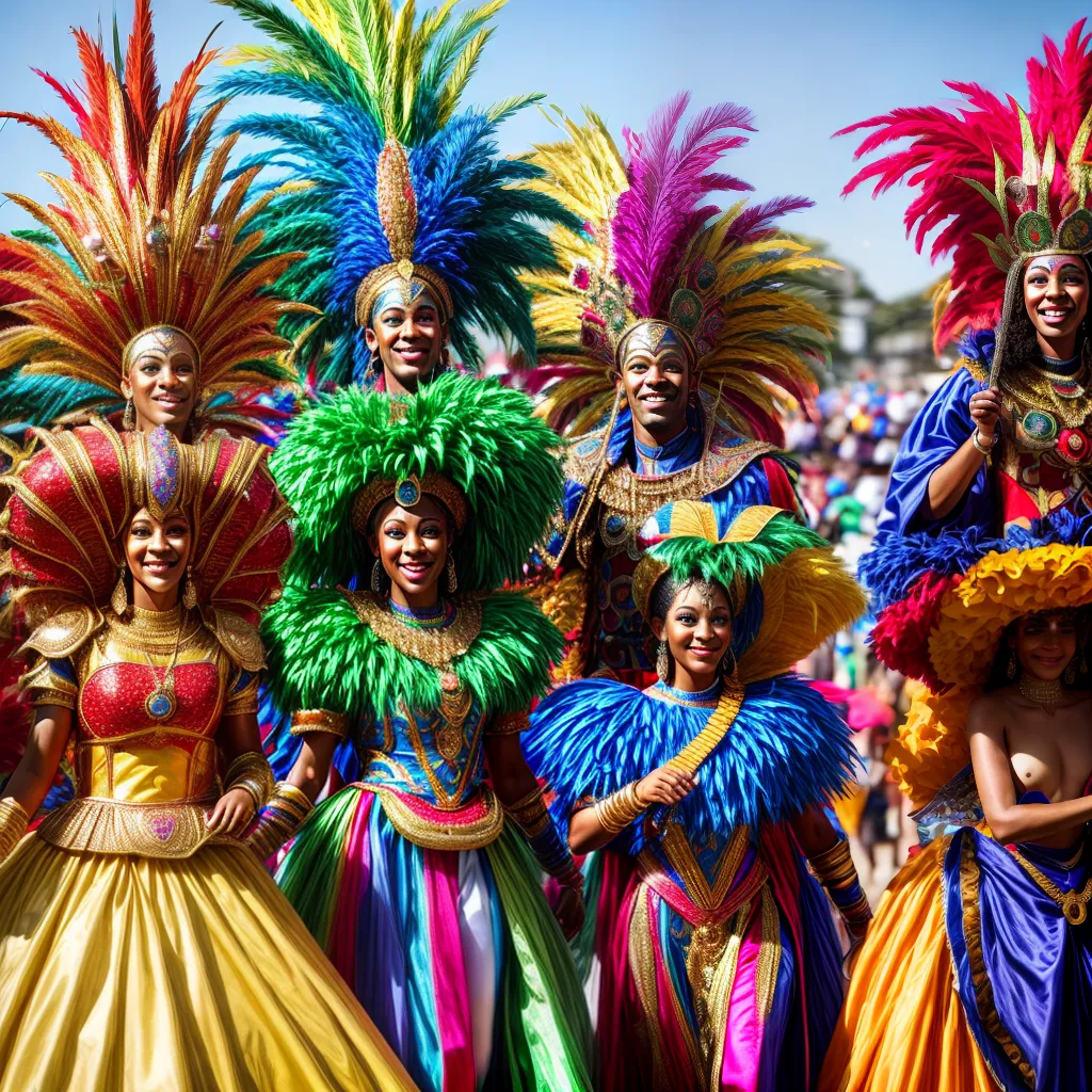 carnaval fantasias criativas grupo colorido Carnaval fantasias criativas grupo colorido