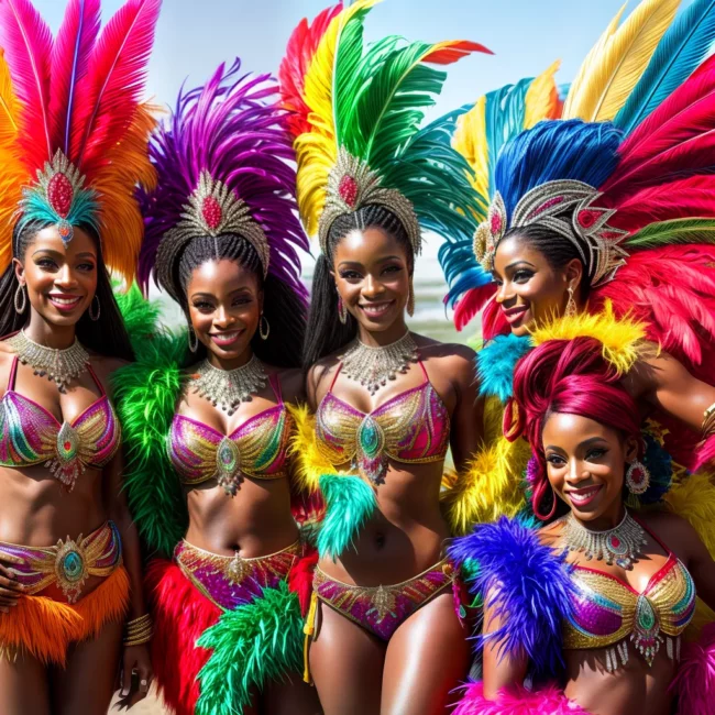 amigos carnaval cores alegria