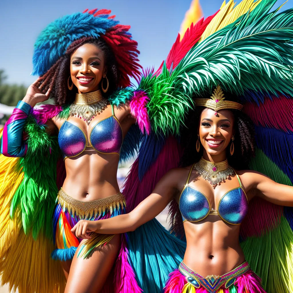 fantasia carnaval colorida sorrindo Fantasia carnaval colorida sorrindo