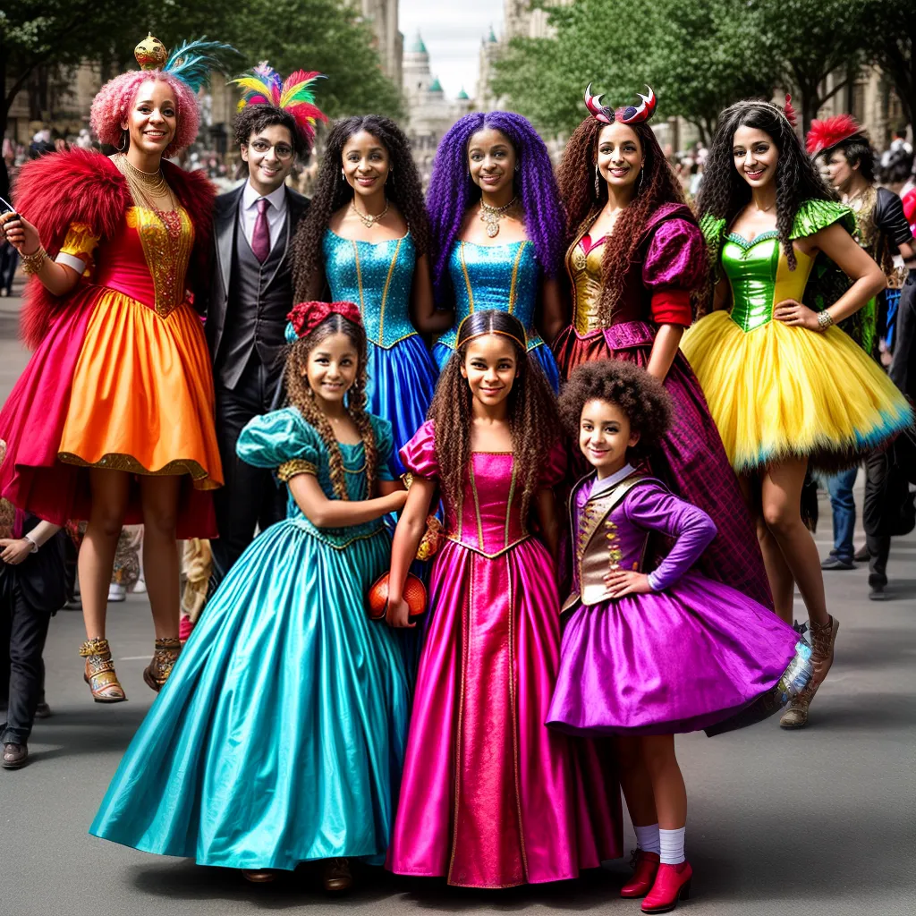 fantasia literaria carnaval personagens coloridos Fantasia literaria carnaval personagens coloridos