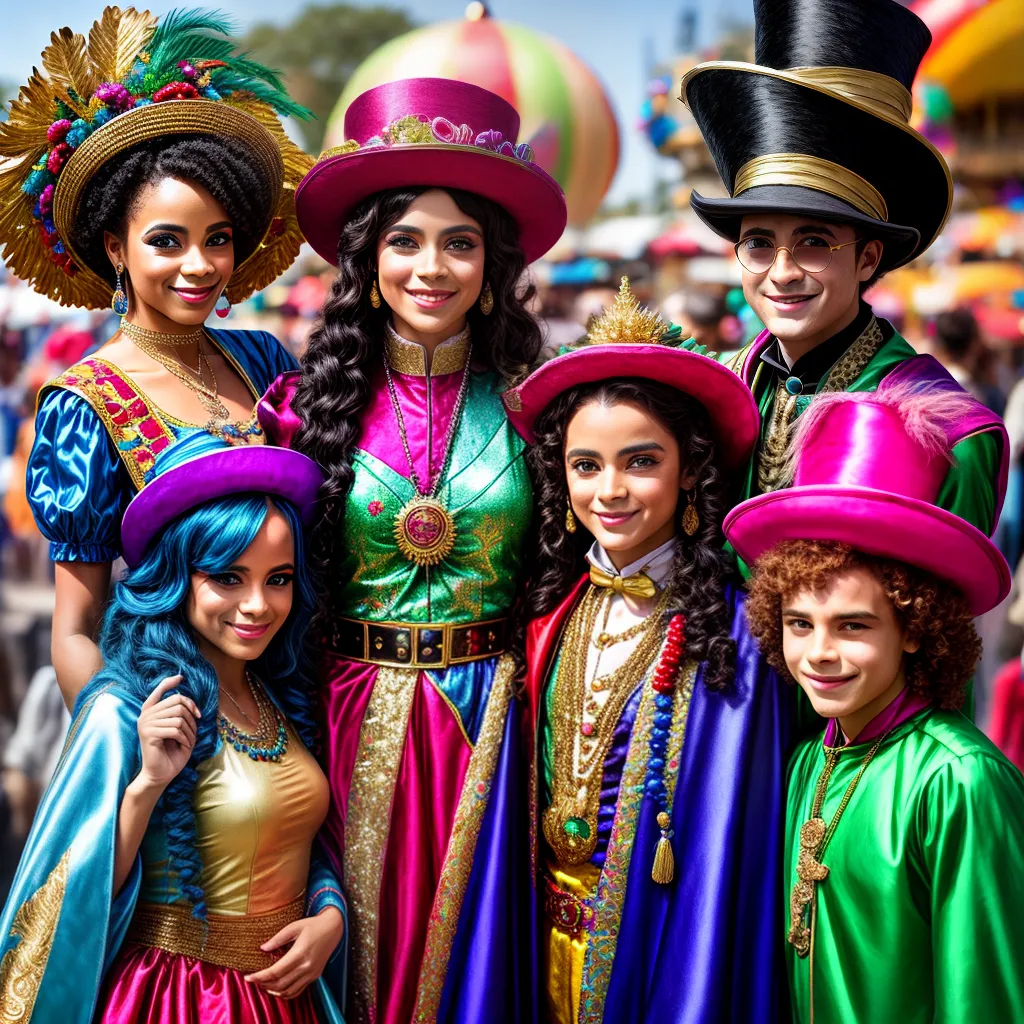 Carnaval literário personagens famosos