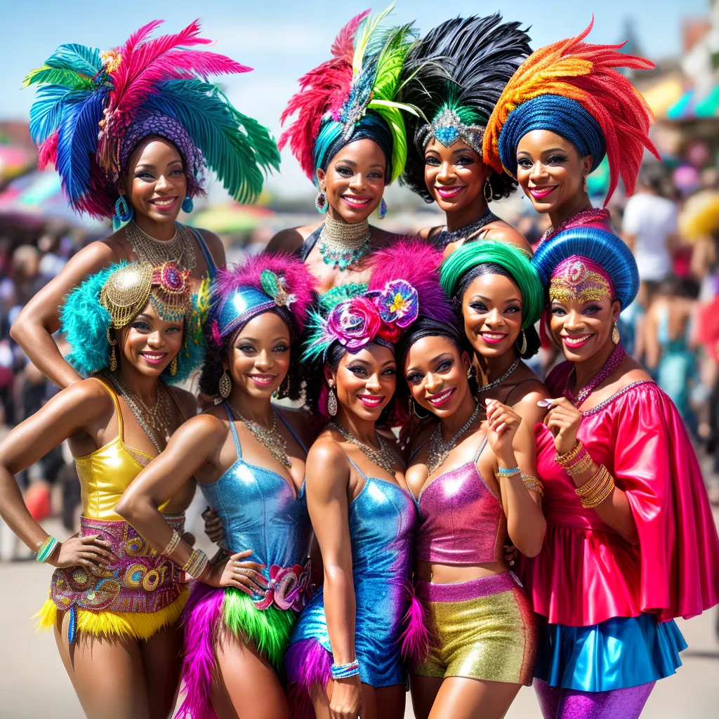 Adolescentes criativos carnaval estilo
