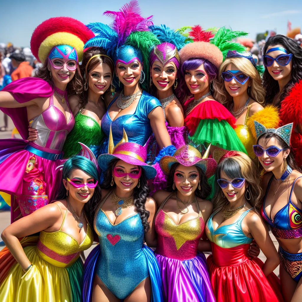 Adolescentes criativos carnaval trajes