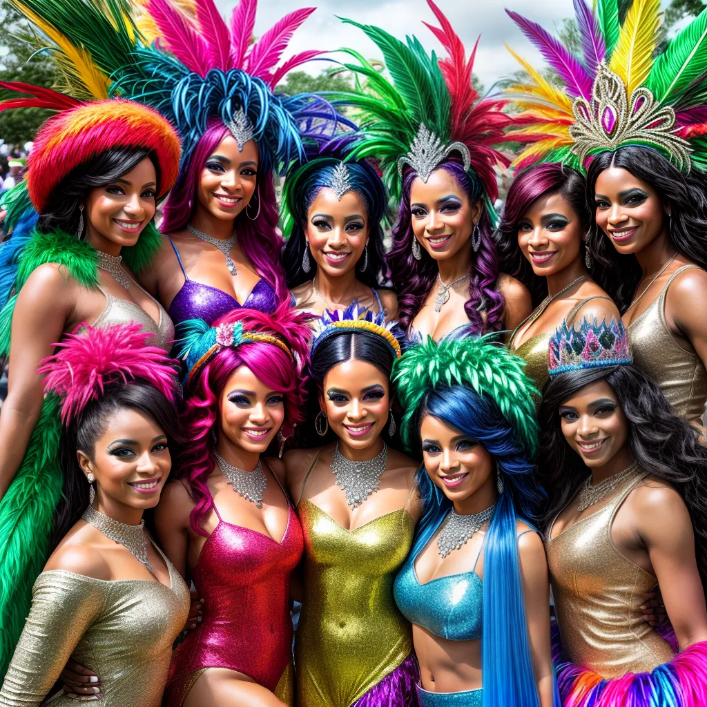 Amigos carnaval trajes criativos