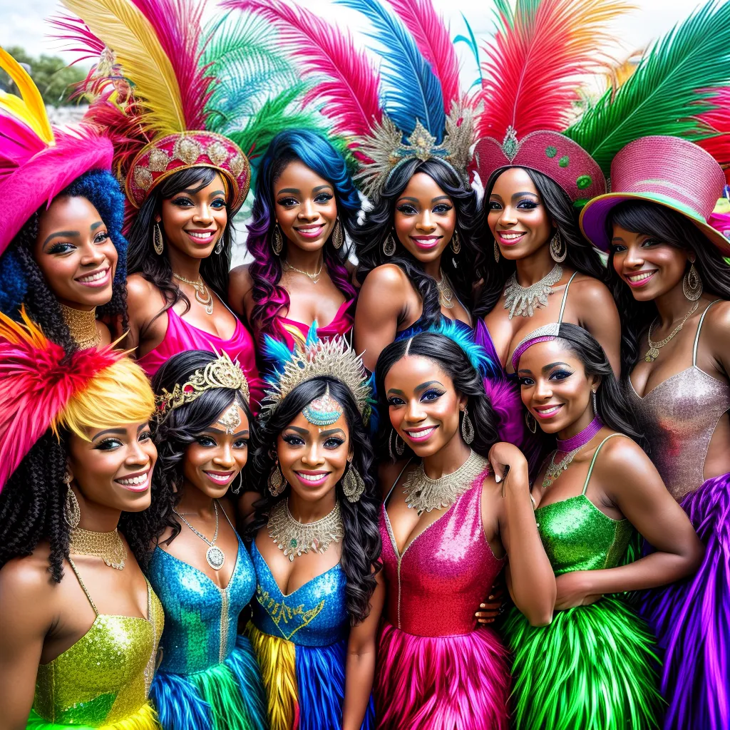 Amigos carnaval trajes festivos