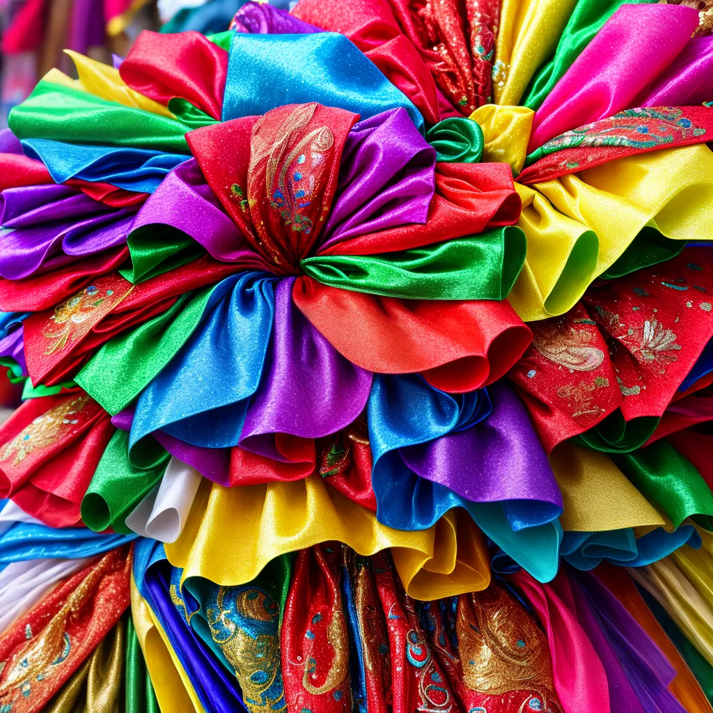 Fantasias carnaval variedade cores brilho