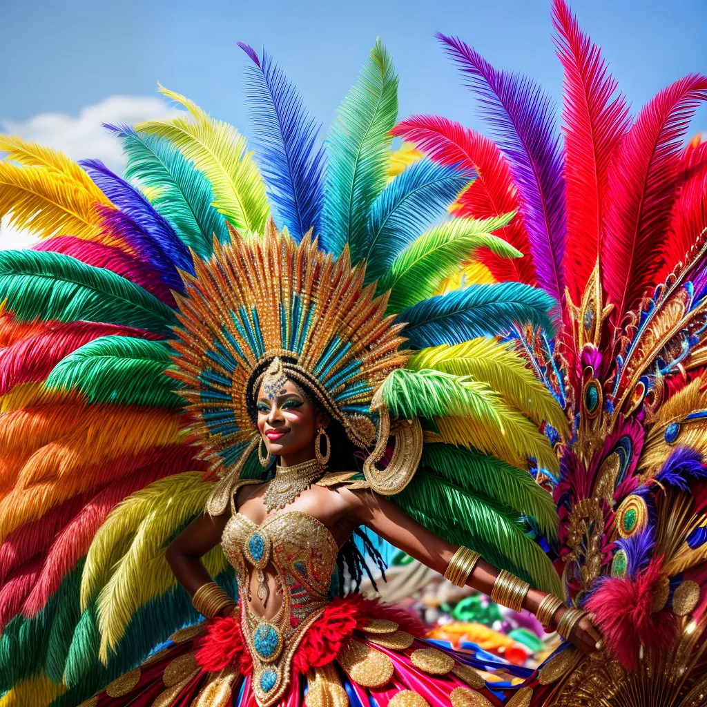 Carnaval trajes icônicos sambódromo