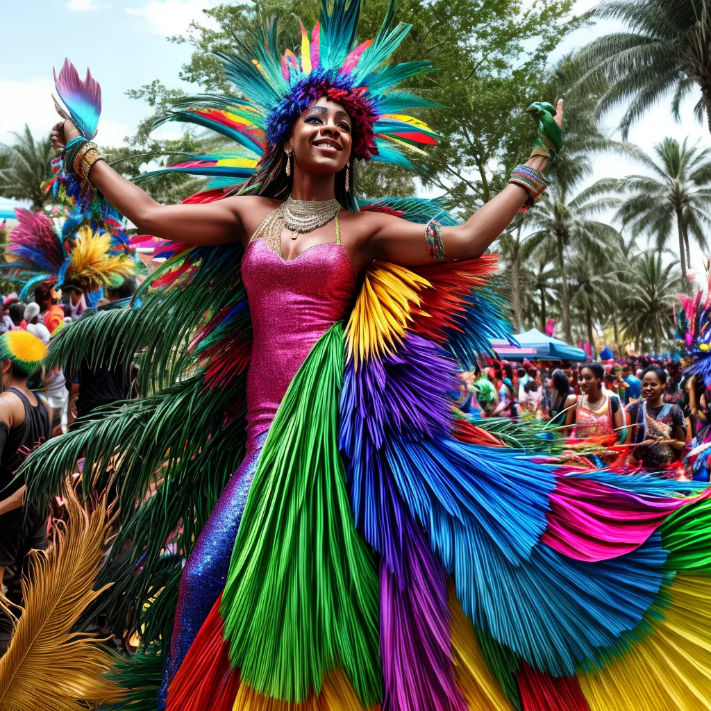 Carnaval eco amigável criação fantasia reciclada