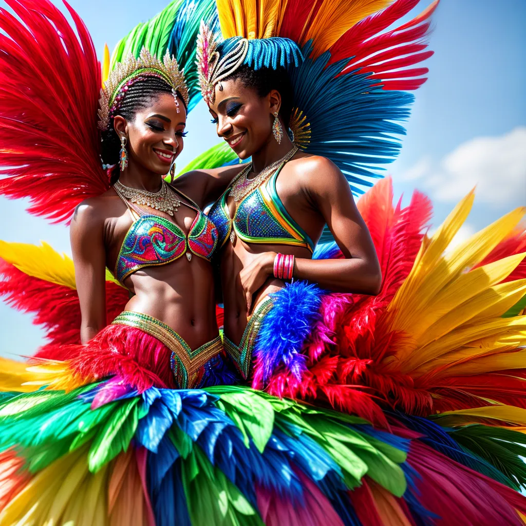 Desfile carnaval brasil verão alegria