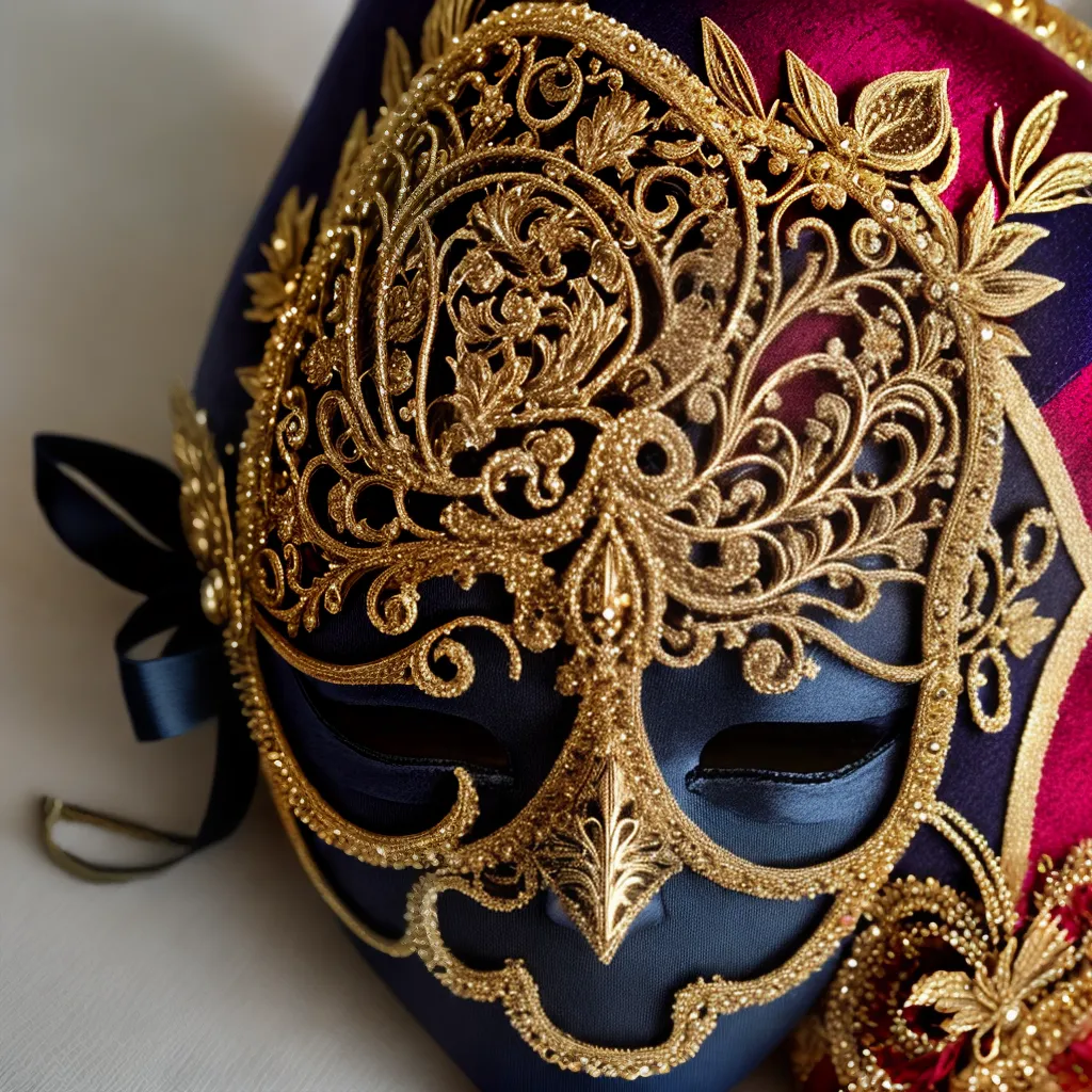 mascara masquerade luxo veludo Máscara masquerade luxo veludo