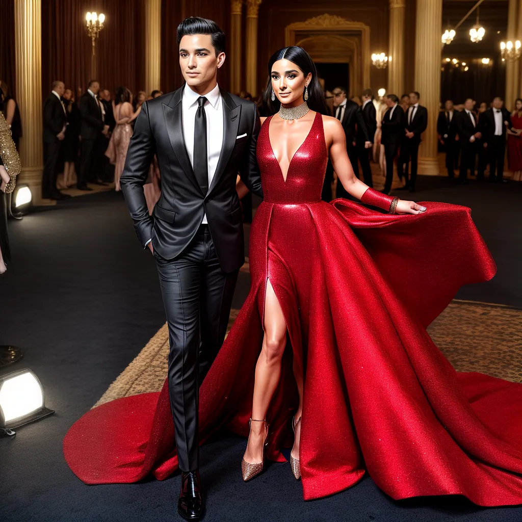 Tapete vermelho glamour celebridades luxo