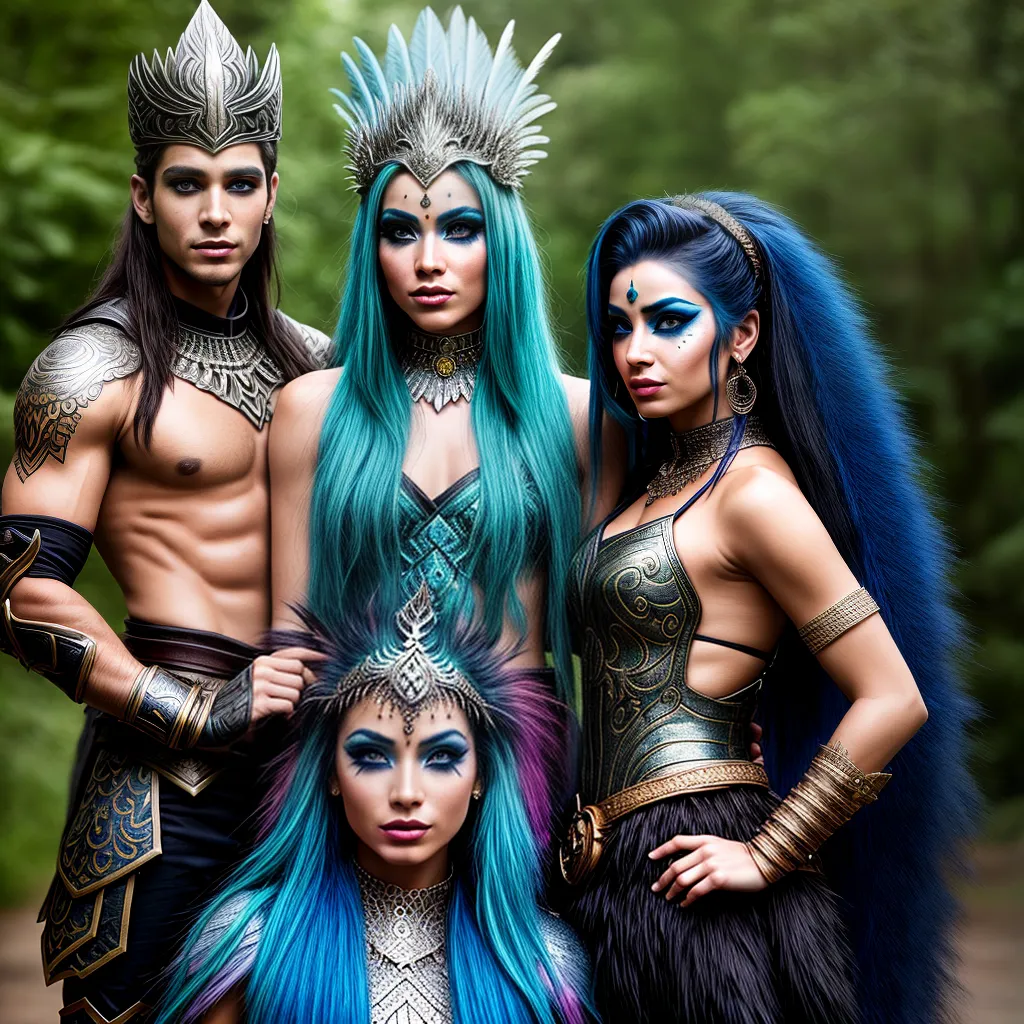 fantasia casal mermaid guerreiro Fantasia casal mermaid guerreiro
