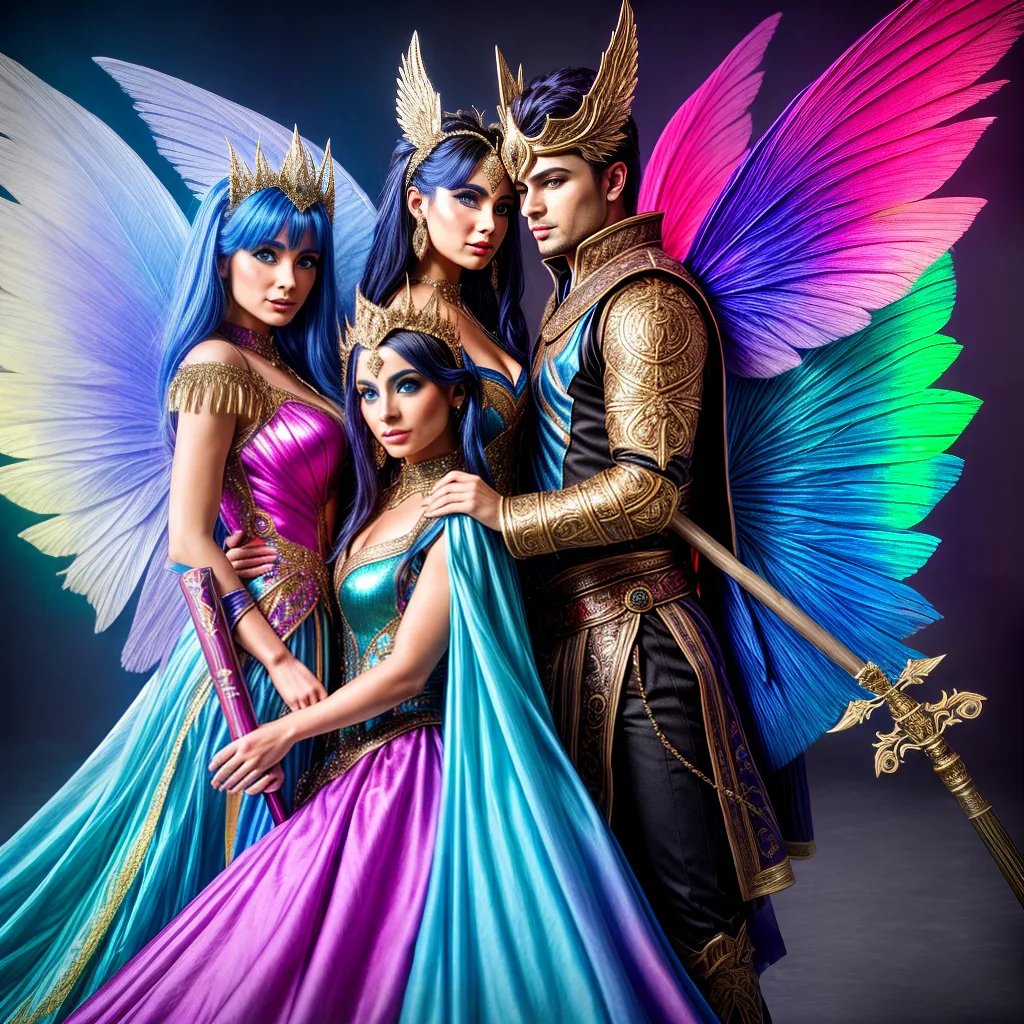 casal fantasia fada mago magia Casal fantasia fada mago magia
