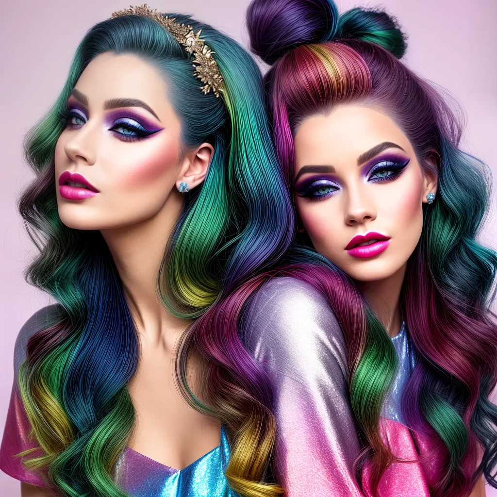 makeup 90s neon colorido Makeup 90s neon colorido