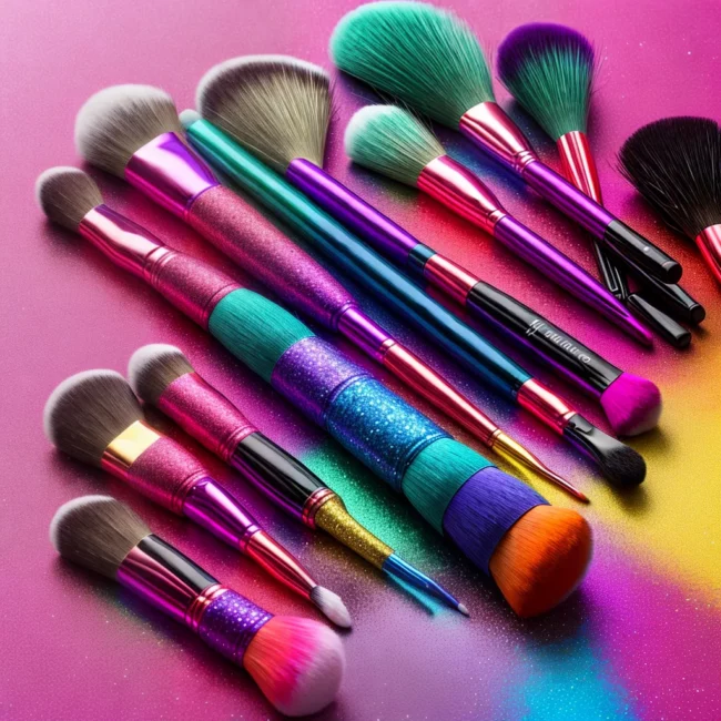 kit pinceis maquiagem brilho carnaval kit pinceis maquiagem brilho carnaval