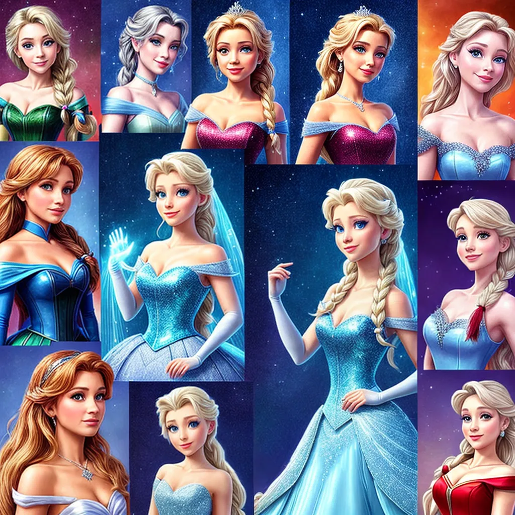 Princesas disney collage encanto