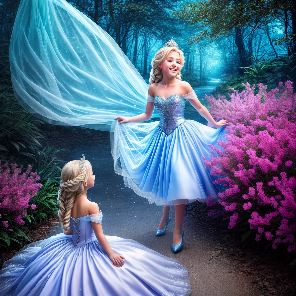 Princesa imaginação magia transformação