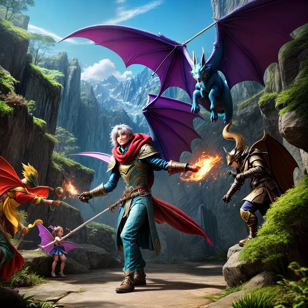 Personagens fantasia crianças alegria
