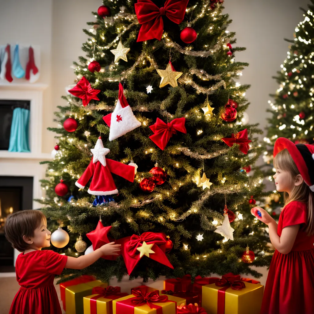 Fantasias infantis natal arvore luzes