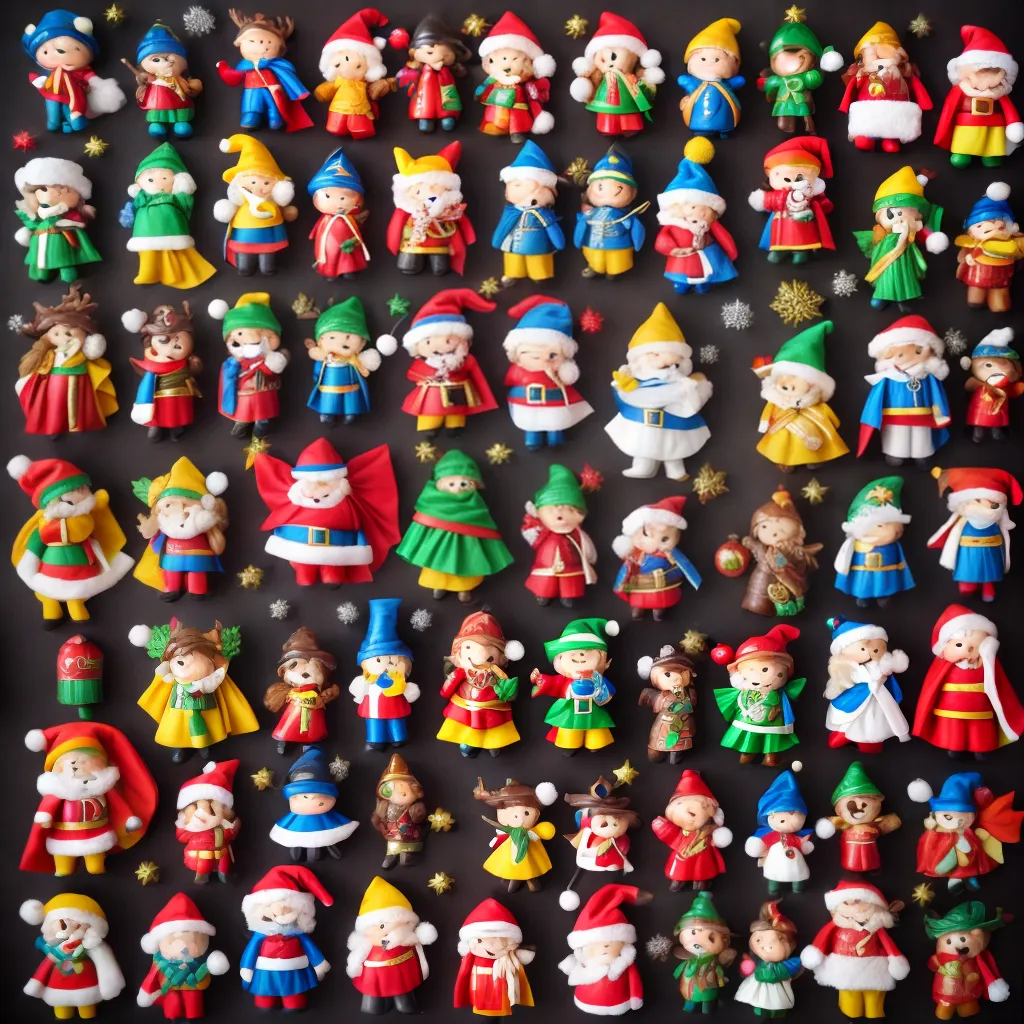 Fantasias infantis natal coloridas