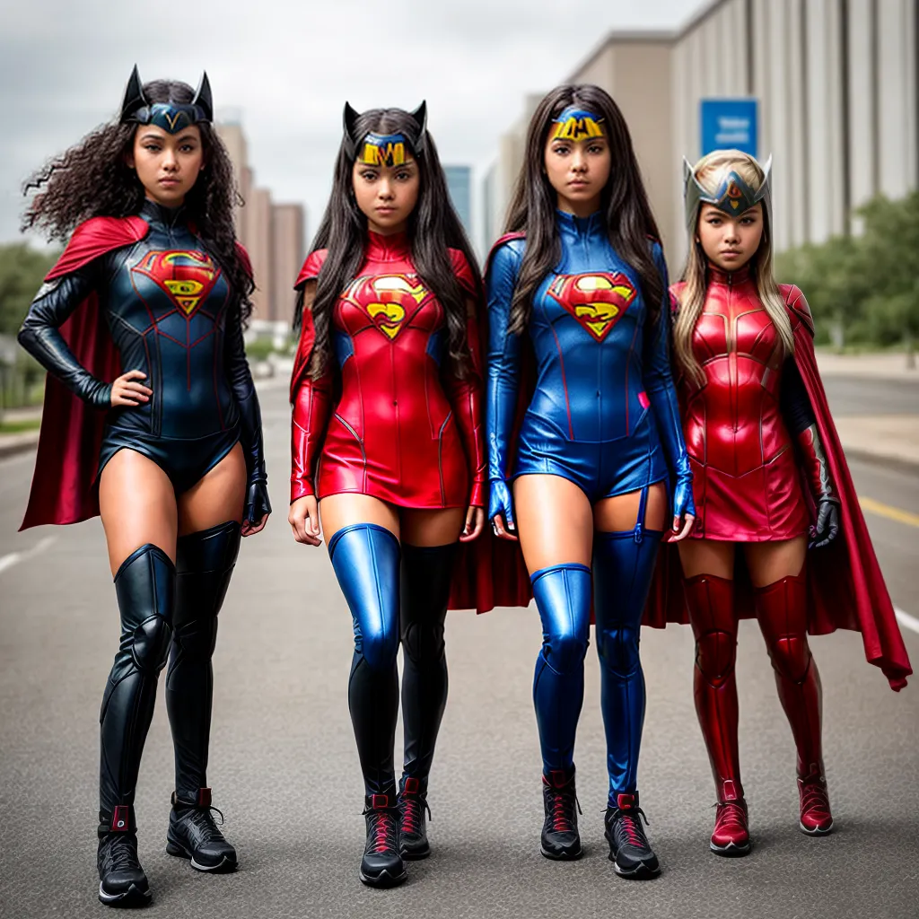 Super heróis meninas poderosas