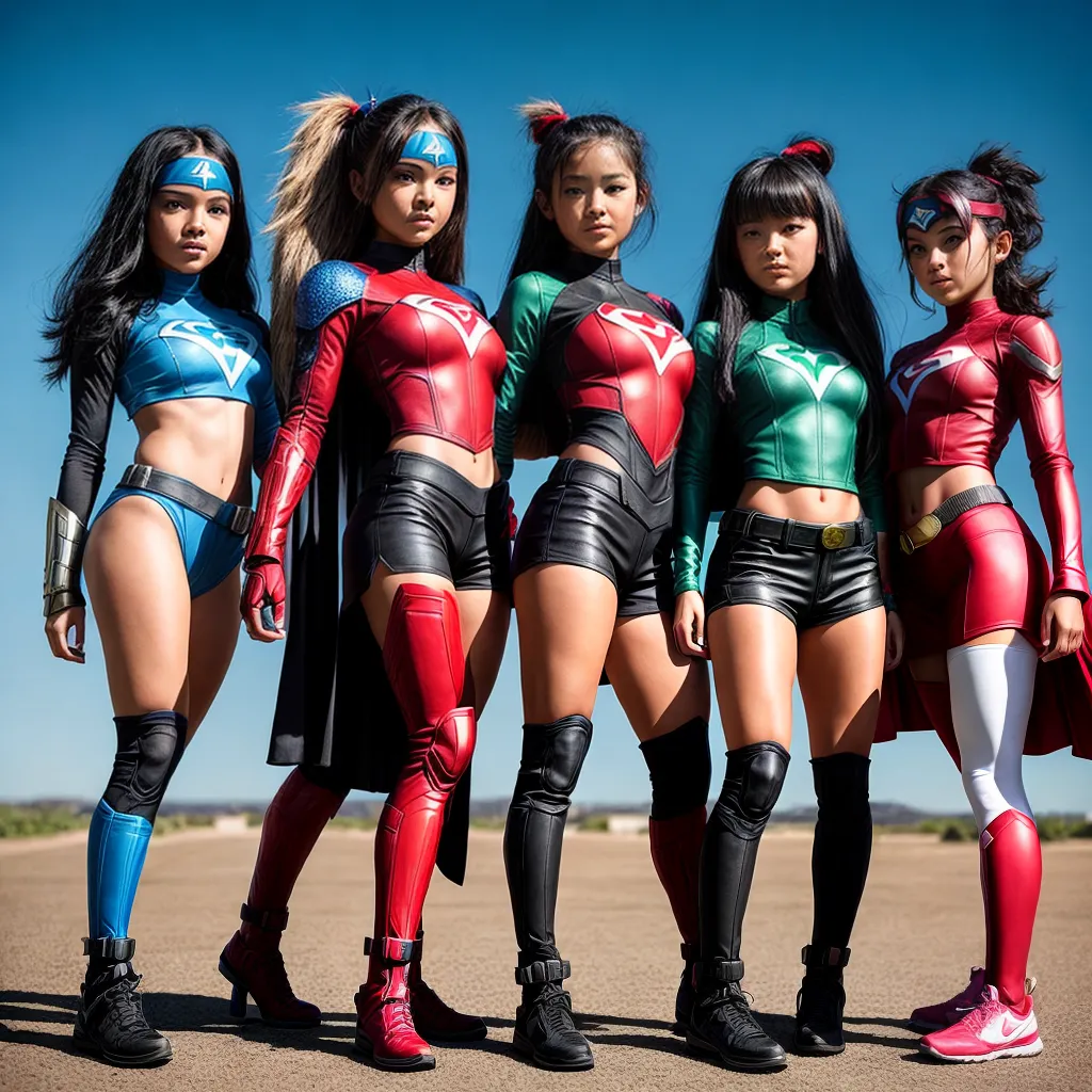 Super heróis meninas poderosas