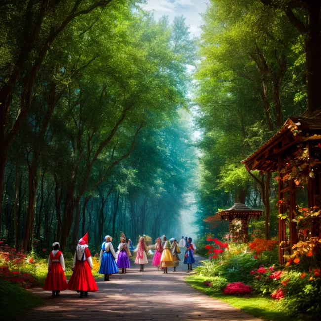 floresta magica ilustracao aventura criancas floresta magica ilustracao aventura criancas