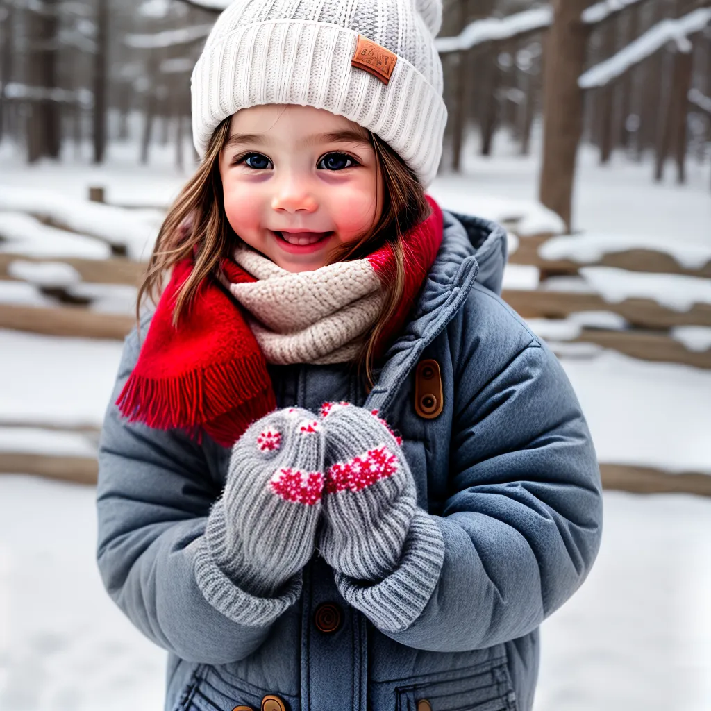 Bebê fofinho roupa neve