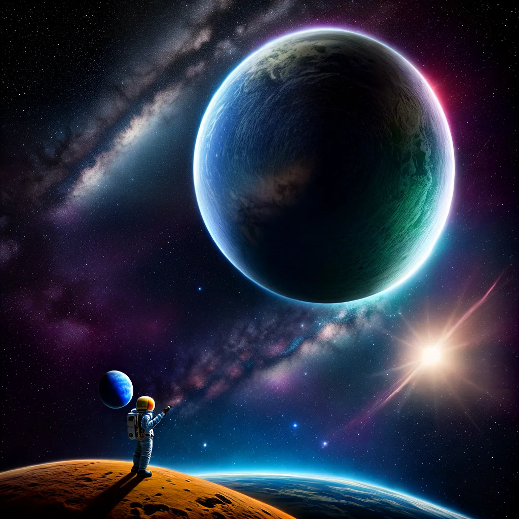 Crianças espaco aventura cosmica