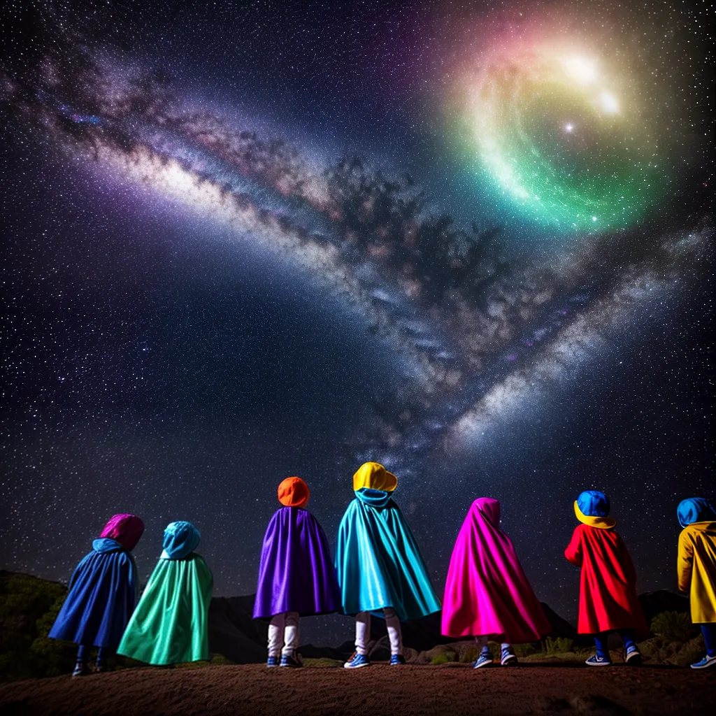 Crianças espaco trajes imaginação aventuras