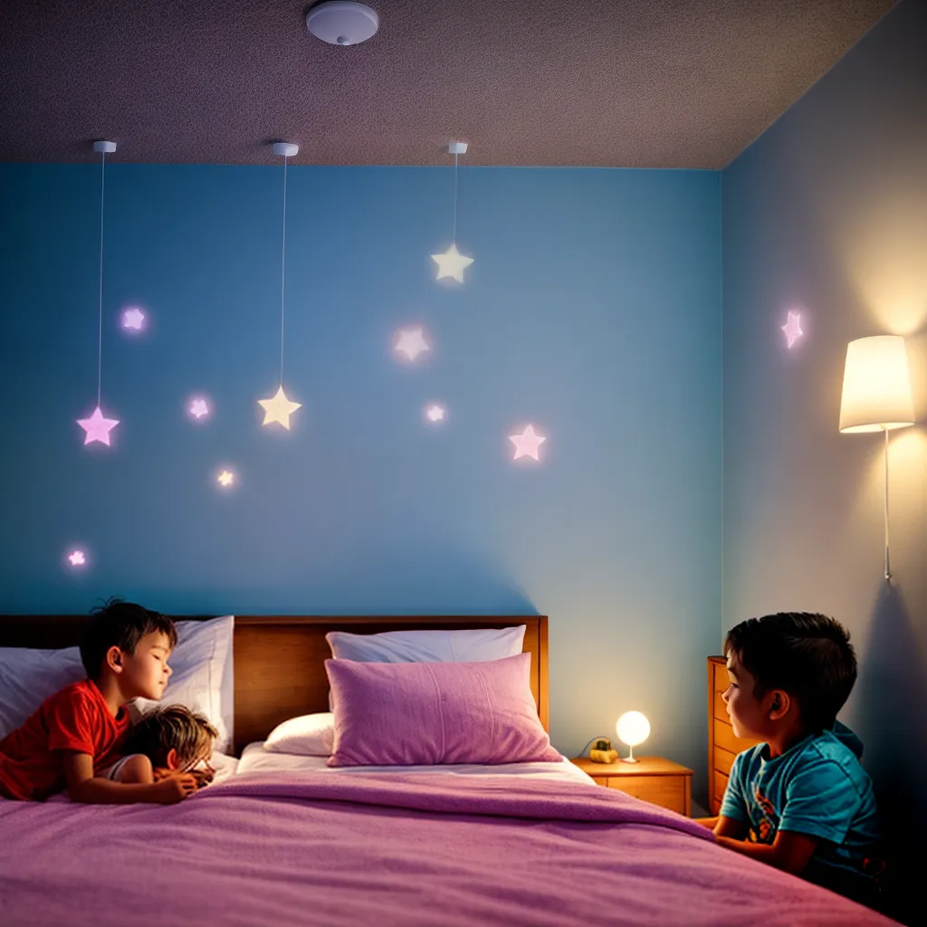 Quarto infantil sonho estrelas