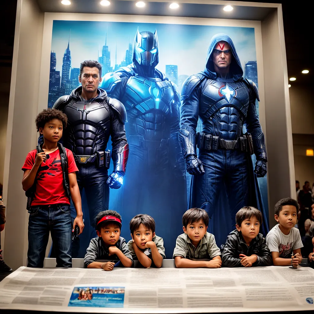 Crianças poster filme acão excitação