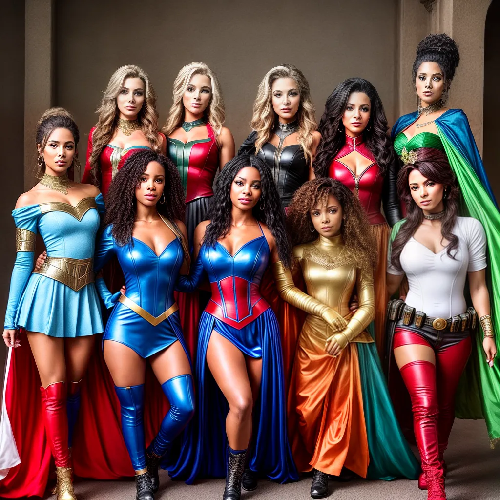 heroinas diversas meninas imaginacao Heroinas diversas meninas imaginação