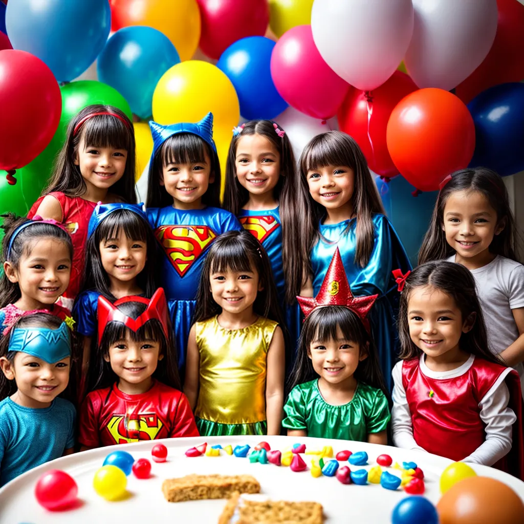 Festinha infantil crianças fantasias