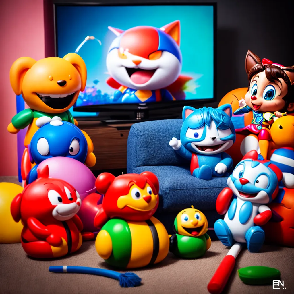 Crianças animação televisão sorrisos magia