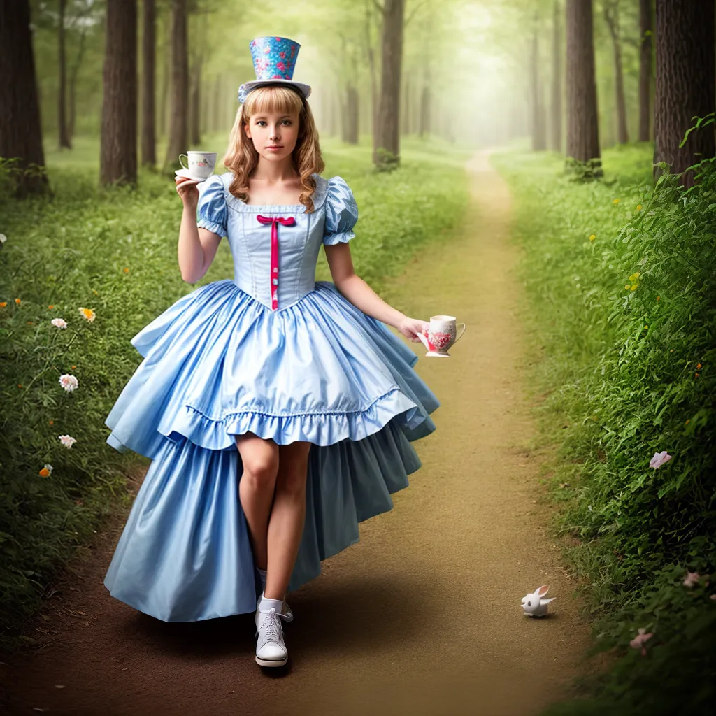 menina alice chapeu xicara magia Menina alice chapéu xícara magia