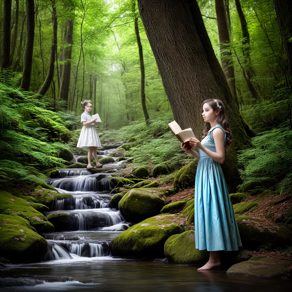 menina vestido floresta magica literatura infantil Menina vestido floresta mágica literatura infantil