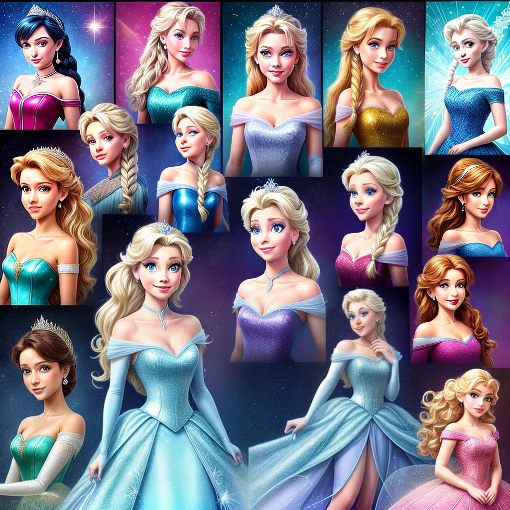 Princesas disney transformação mágica
