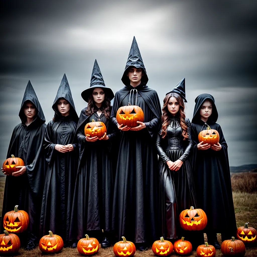 Crianças halloween bruxa vampiro fantasma