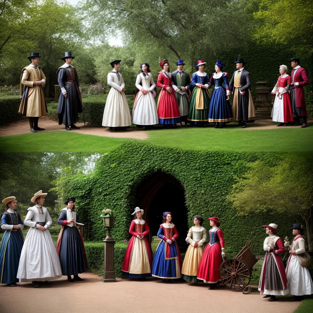 criancas trajes periodo jardim brincadeiras Crianças trajes periodo jardim brincadeiras