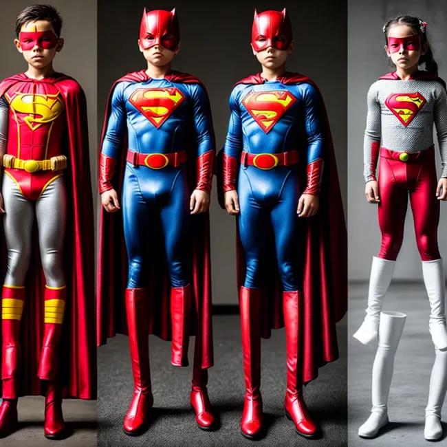 evolucao roupas infantis superheroi