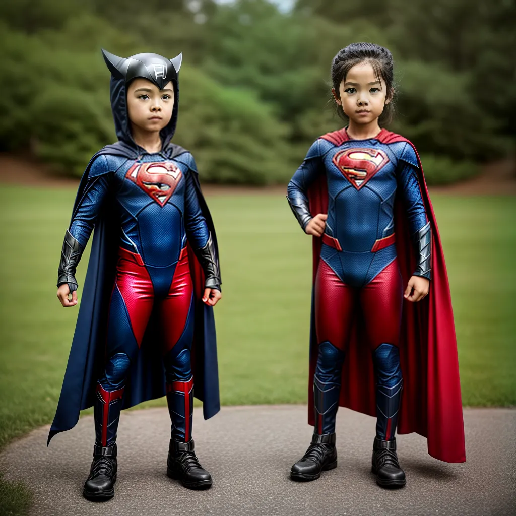 Criança super herói determinação imaginação