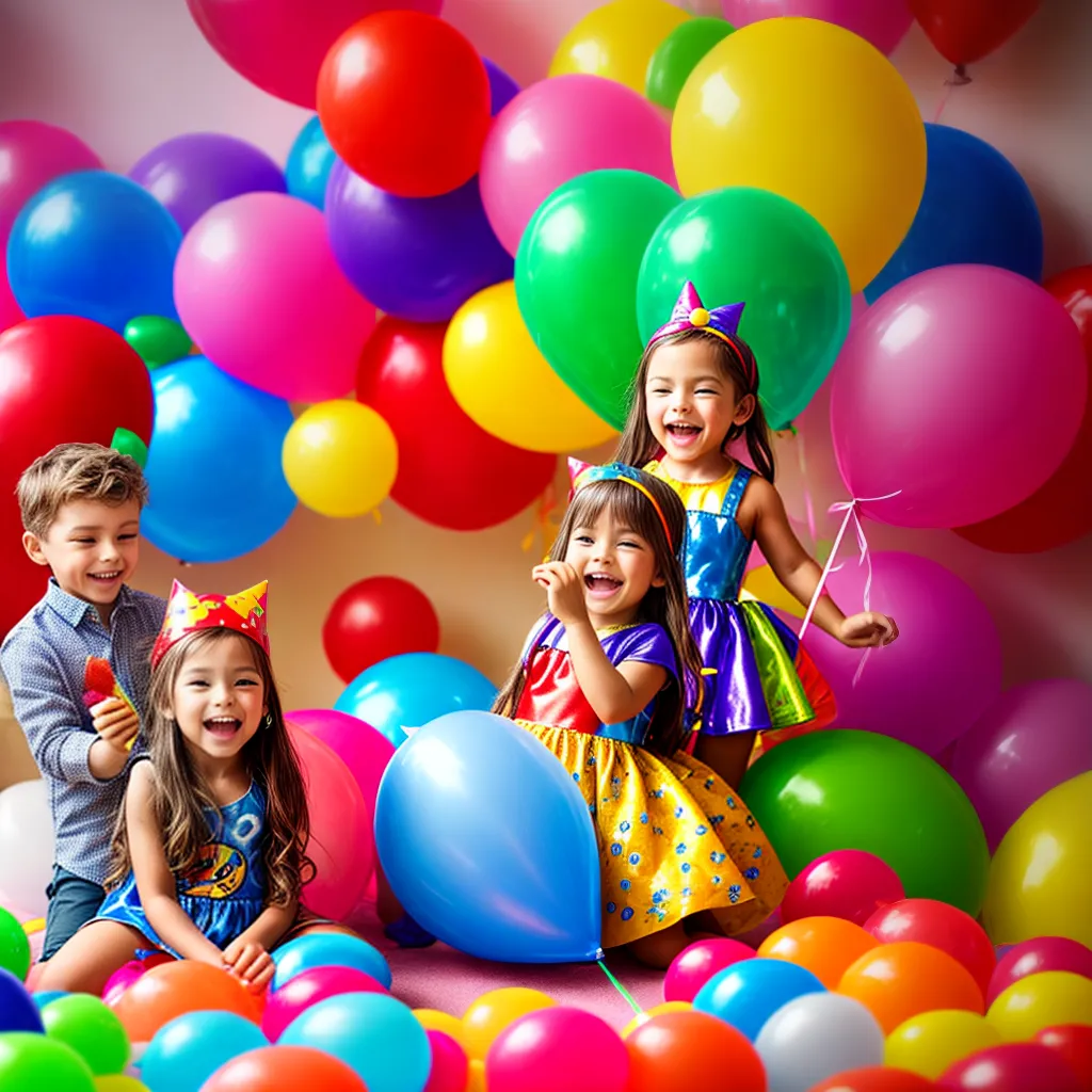Festa infantil fantasia alegria diversão