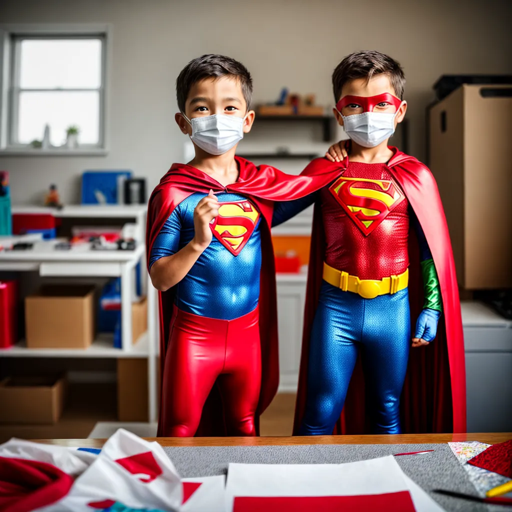 crianca super heroi caseiro criativo 1 Criança super herói caseiro criativo