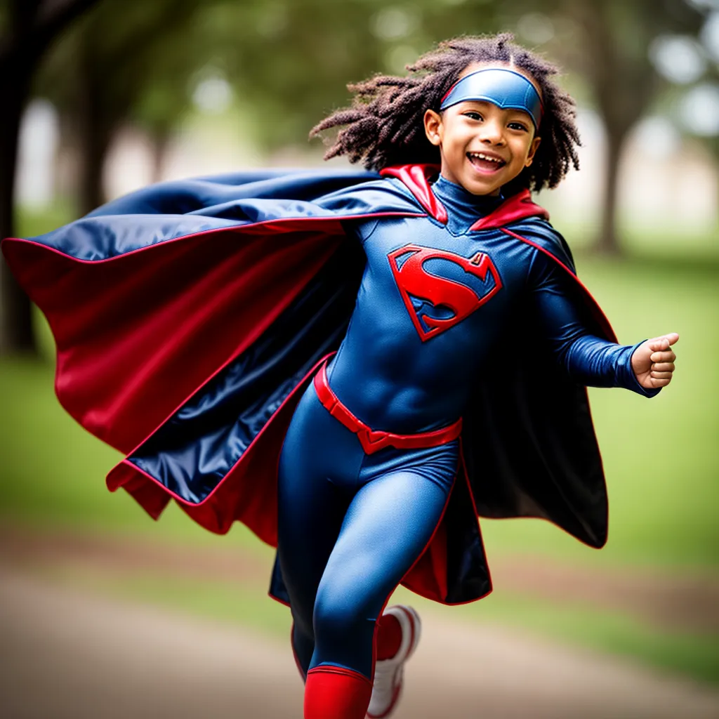 Fantasia infantil super herói alegria