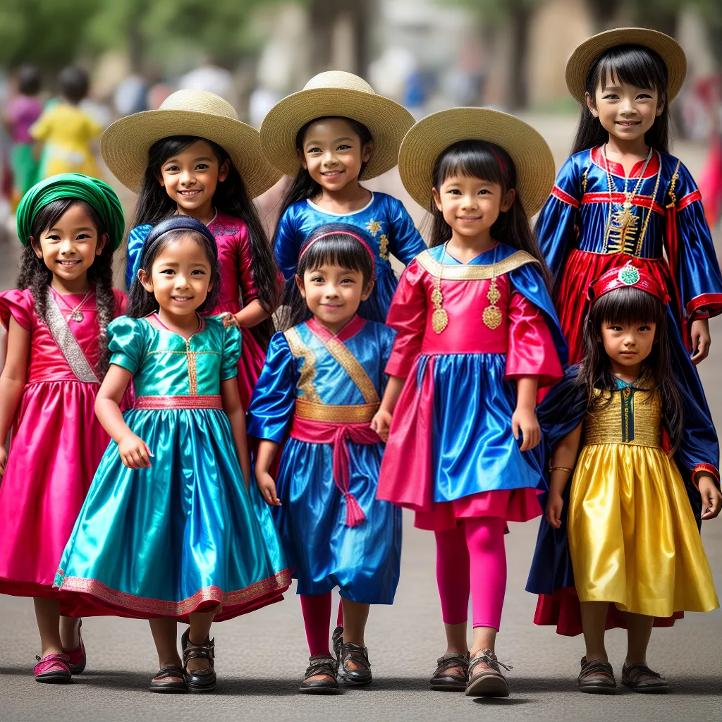 Crianças diversidade culturas brincadeira